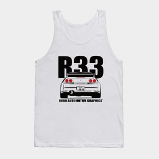 Nissan Skyline R33 Transparent Version Tank Top